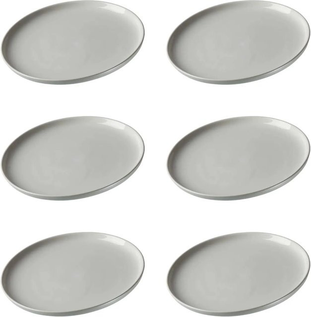 Ritzenhoff & Breker Dessertteller Jasper aus Steinzeug, 6er Set, Green/White, Durchmesser: 19,0 cm - Bild 1