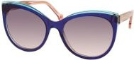 Carolina Herrera HER 0175/S Sonnenbrille, Rund, Vollrand, Kunststoff, Damen, blau, grau - Bild 1