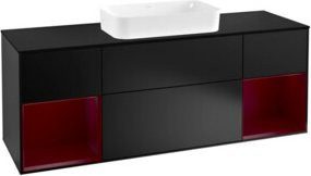 Villeroy & Boch Finion Waschtischunterschrank mit Abdeckplatte in Blau, Wandmontage, B/T/H: 160 x 60 cm - Bild 1