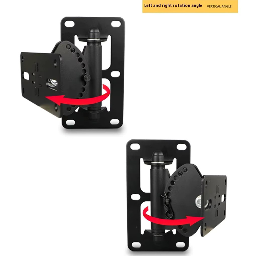 elenxs Universal Surround Lautsprecher Wandhalterung und Deckenhalterung in Schwarz mit Neige- und Schwenkfunktion für bis zu 60 kg - Bild 3