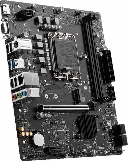 MSI PRO H610M-E DDR4 Motherboard micro ATX LGA1700-Sockel H610 Chipsatz USB 3,2 Gen 1 Gigabit LAN Schwarz - Bild 1