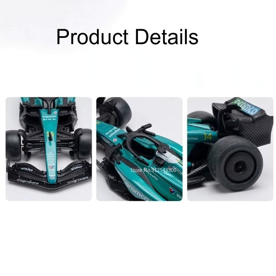 RMZ city F1 Verstappen-Rennwagenmodell, Fahrzeugmodell, Maßstab 1:43, Metall, Gummi - Bild 3