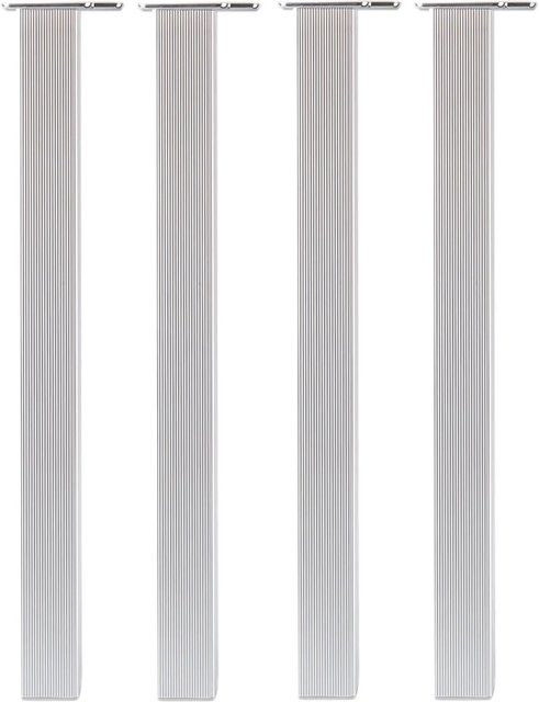 vasalat Set Camar Aluminia Tischfüße aus Aluminium, silber, höhenverstellbar 705-735 mm, 4 Stück, B/T: 60 x 60 mm - Bild 1