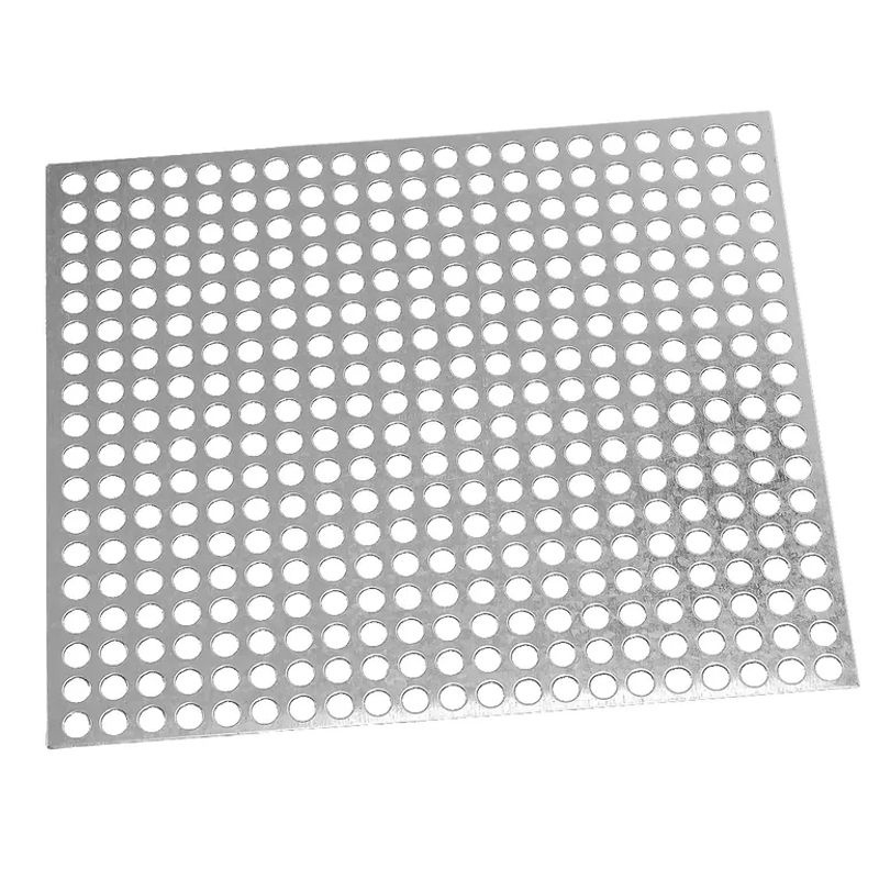 LETAOSK Edelstahl-Gitterplatte in Silber mit perforiertem Design für Lüftungsgrills - Bild 2