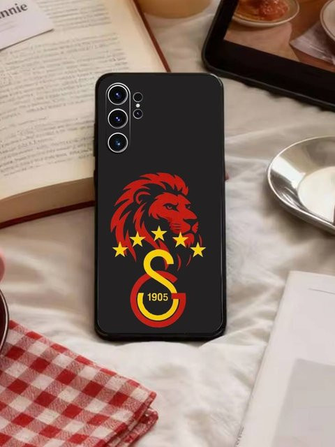 G-Galatasaray 1905 Handyhülle für Samsung Galaxy S26 S25 S24 S23 S22 S30 S21 Ultra Plus FE 5G in Schwarz weiche Hülle - Bild 1