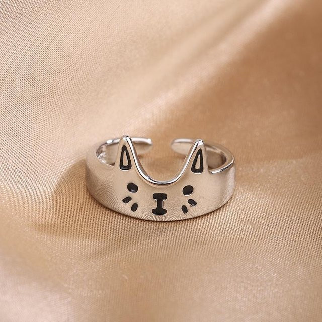 Ambiel Charm Offener Ring, Silber, Unisex - Bild 1