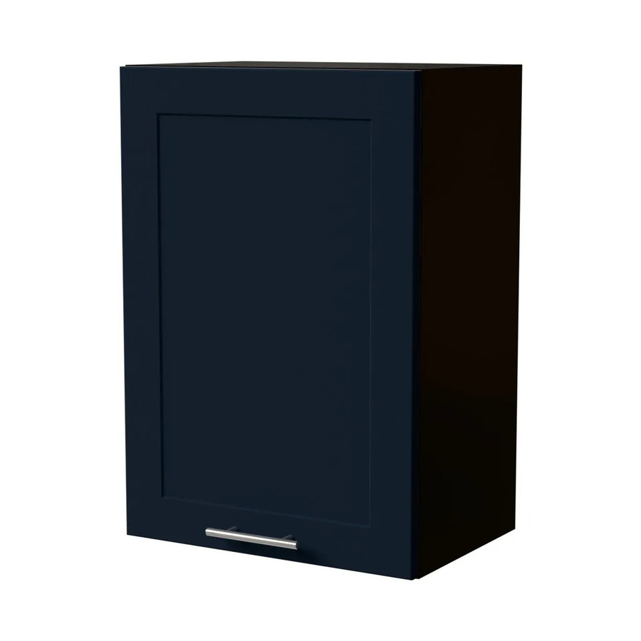 Feldmann-Wohnen Hängeschrank Oslo W2/50 Küchenschrank in Schwarz und Indigo Matt mit Soft-Close-Türen, B/T/H: 50 x 32,5 x 72 cm - Bild 2