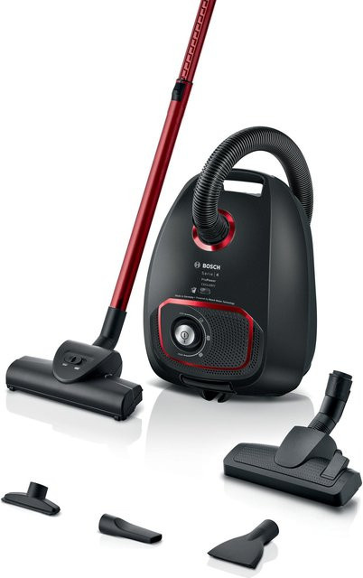 Bosch Bodenstaubsauger BGD41MPOW in Schwarz mit Turbo-Bürste und HEPA-Filter - Bild 1