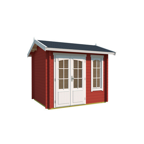Lasita Blockbohlenhaus Alex Mini mit Satteldach, lasiert, B/H/T: 250 x 200 cm - Bild 3
