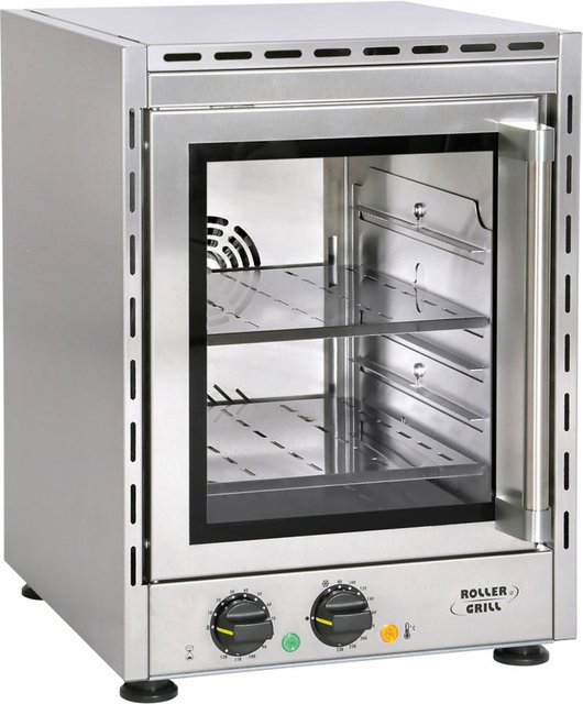 Roller Grill Konvektomat mit Heißluft und Timer, fünf Einschübe, silber, B/T/H: 37 x 53,5 x 49,5 cm - Bild 1