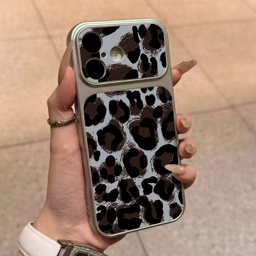 AKABEILA Handyhülle mit Leopardenmuster und Handgelenkschlaufe für iPhone 11 bis iPhone 17 Pro Max, stoßfest und ultraschlank, mehrfarbig - Bild 5