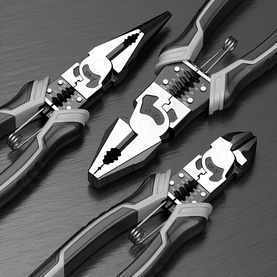 WOZOBUY Multifunktionale Spitzzange als Universal-Drahtschneider für Elektriker und Haushalt - Bild 2