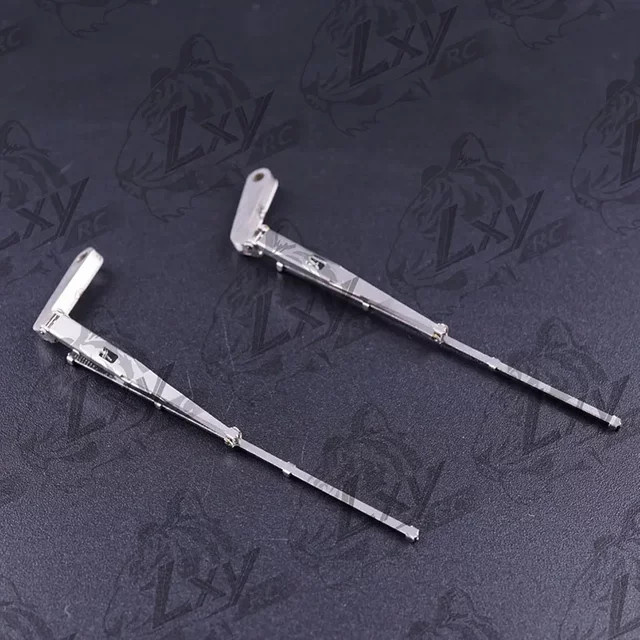 Tamiya Metallwischer, Zubehör, 2-teiliges Set, Maßstab 1:14, Metall - Bild 1