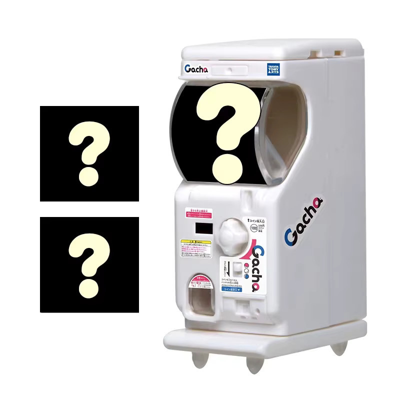 Takaratomyarts Gachapon Machine Miniaturen Gacha Let's Go To Gacha Abschnitt Kapselspielzeug Figuren im Maßstab 1:12 in Weiß - Bild 5