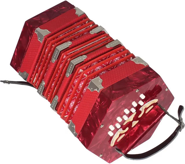 SLADE Konzertina-Akkordeon, Musikinstrument, mit Tragetasche - Bild 1