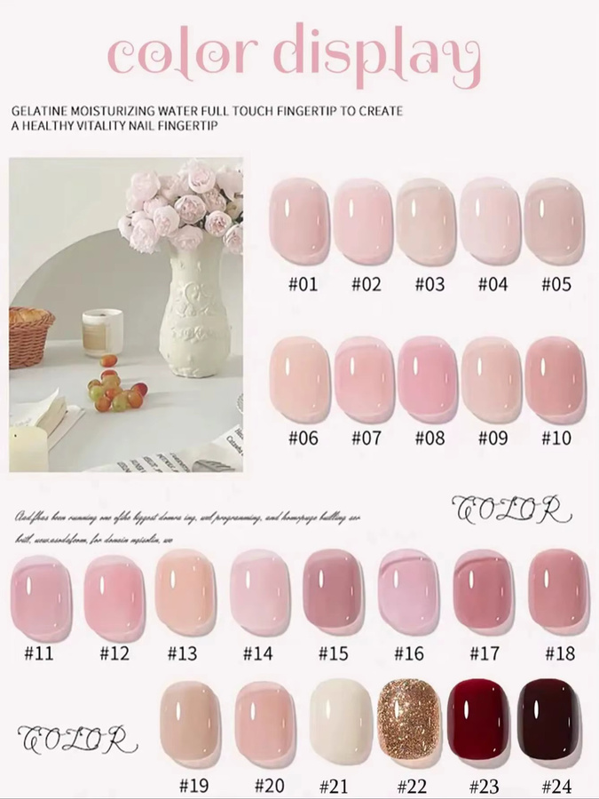 SHAKA Nagellack Pure Desire Pink Naked Color, Glänzend, Gel - Bild 2