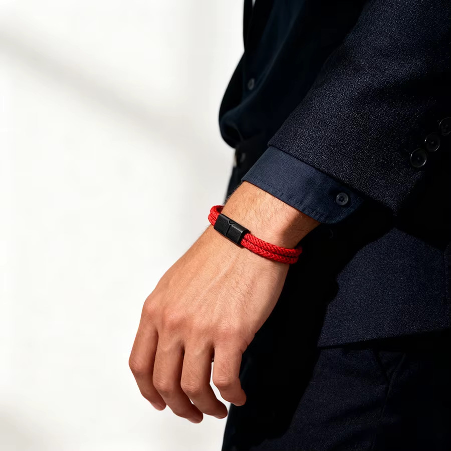 Noter Herren-Kordelarmband - Bild 2