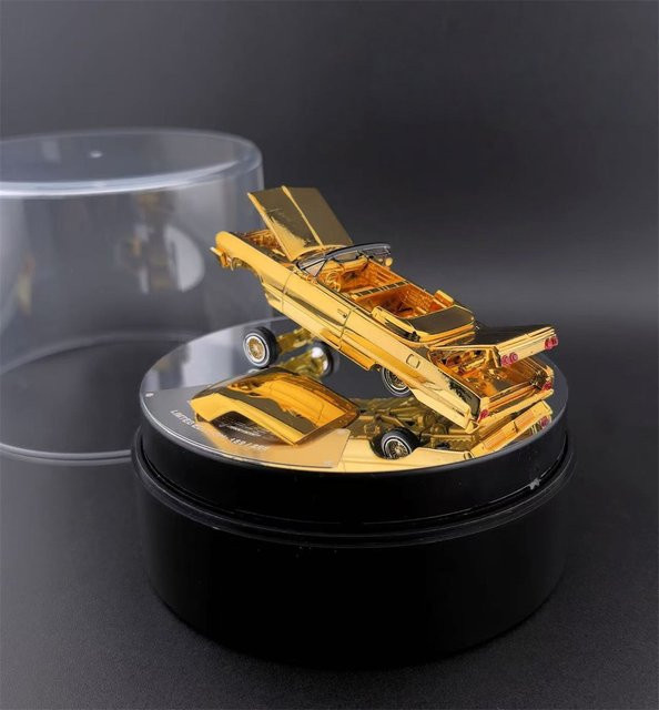 FineWorks Impala HZ Exhibition Limited Edition Jumping Car, 1:64, Lackierter Legierungsautomodus - Bild 1
