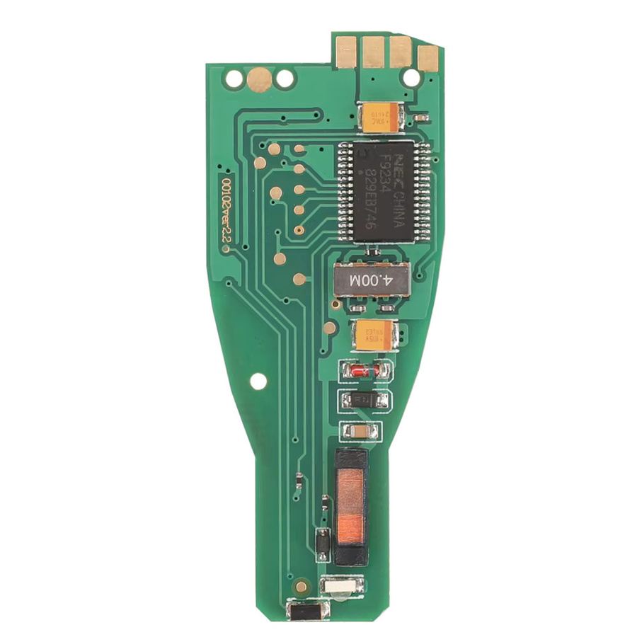 Jingyuqin NEC Fernbedienungsschlüsselplatine in Grün für Mercedes Benz C E S Klasse CLS W166 W169 W203 W204 W210 W211 W118 W171 W172 W220 mit 315/433 MHz - Bild 2