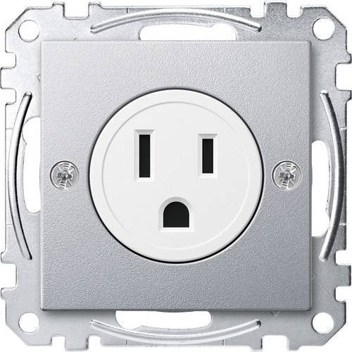 Merten Steckdose System M Aluminium in Silber IP65 Aufputz MEG2151-0460 - Bild 1