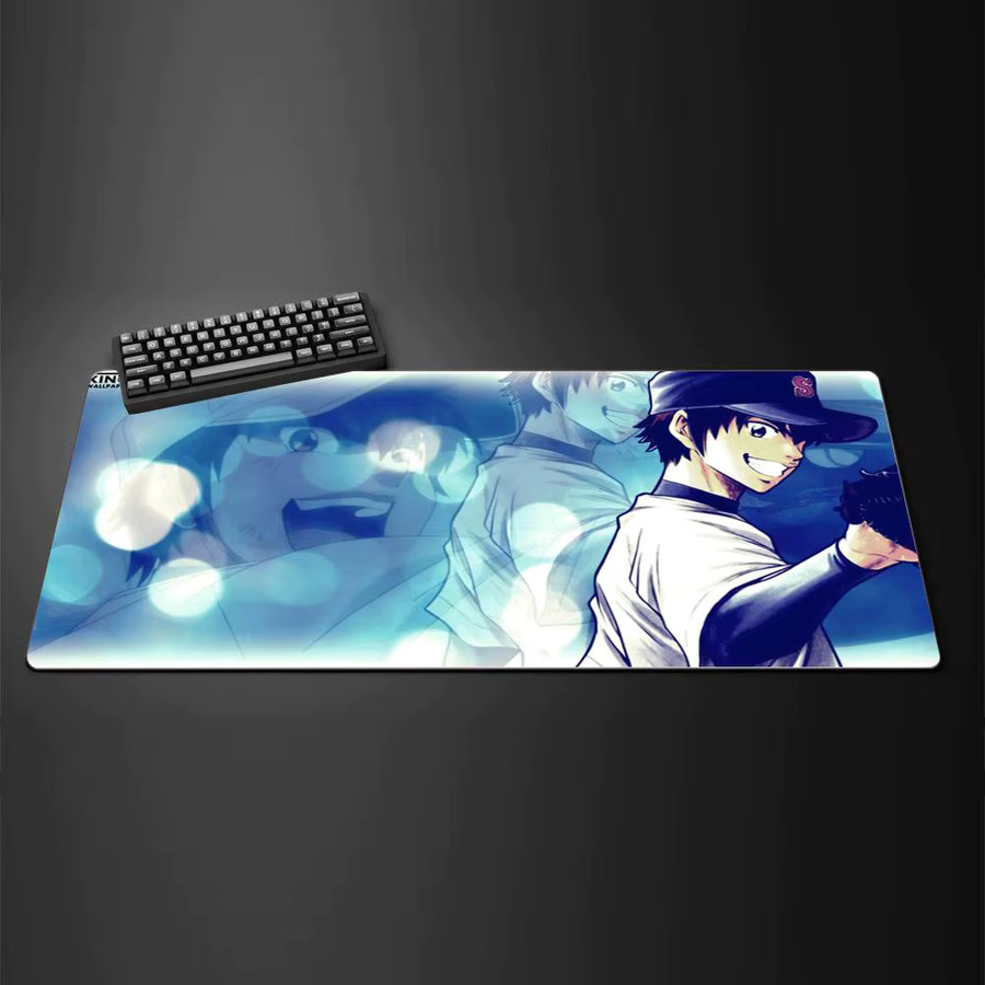 Ace of Diamond Gaming-Mauspad LockEdge in Schwarz, große Schreibtischunterlage für Computer und Tastatur - Bild 2