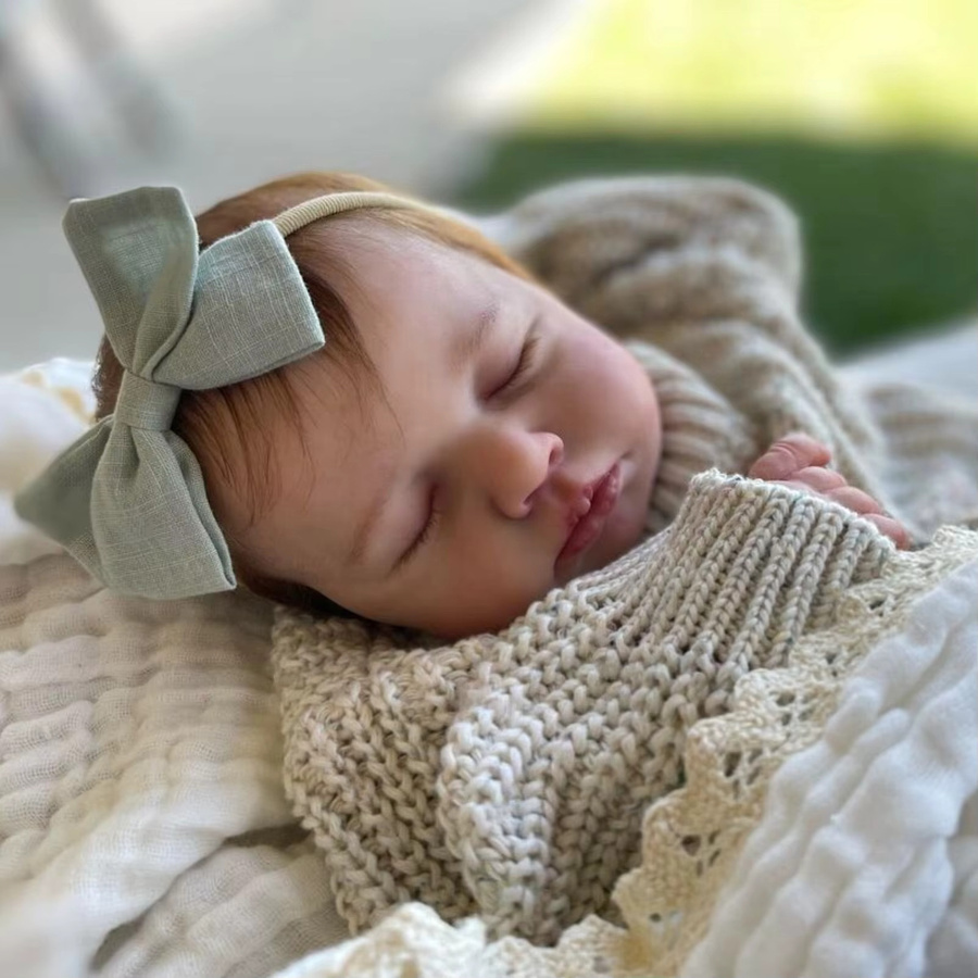 NPK Loulou Neugeborene wiedergeborene Babypuppe, 19 Zoll, ab 0 Jahre - Bild 2