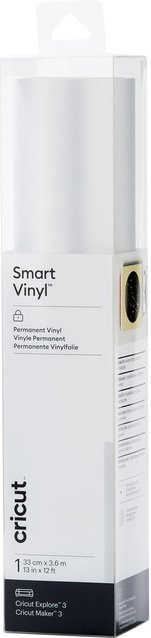 Cricut Smart Vinyl Permanent Selbstklebende Vinylfolie Shimmer Silver Breite: 33 cm, Länge: 360 cm - Bild 1