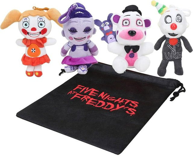 Yiran toy Five Nights at Freddy's Plüschtiere Schlüsselanhänger, 5-teiliges Set - Bild 1