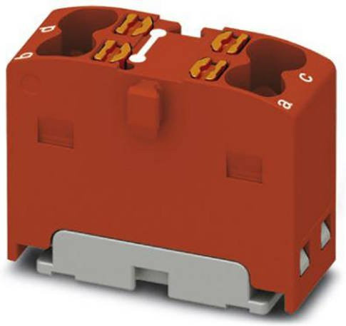 Phoenix Contact Verteilerblock 1046611 mit Zugfeder in Rot, 30 Stück - Bild 1