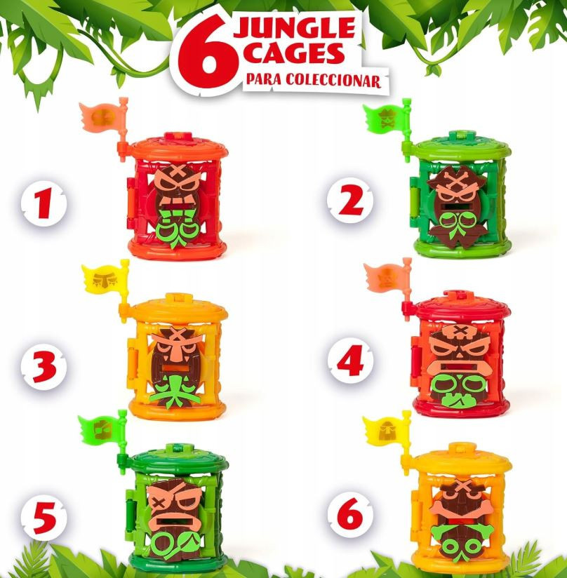 Piratix Crazy Jungle Käfig Versteck mit Figur ab 3 Jahren - Bild 2
