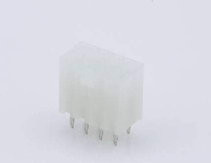 Molex Einbau-Buchsenleiste in Weiß mit 8 Polen und einem Rastermaß von 4,2 mm - Bild 1