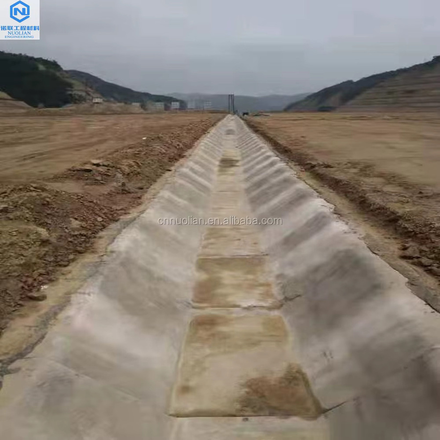 Beton-Abdeckplane zur Flussuferisolierung und Betonhärtung in Grau - Bild 3