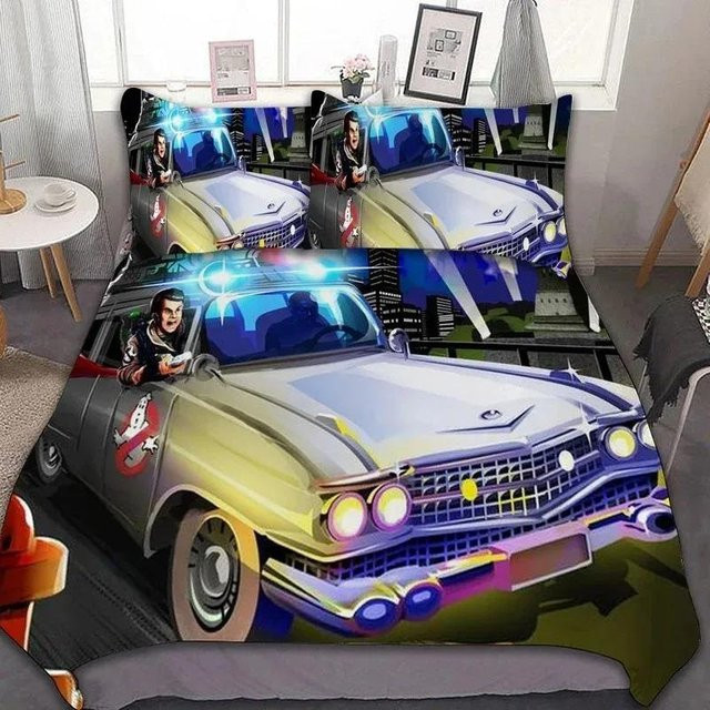 Bettwäsche-Set Ghostbusters von Lodestar mit Motiv-Druck, Material Mikrofaser/Polyester, Mehrfarbig, B/H: 240 x 220 cm - Bild 1
