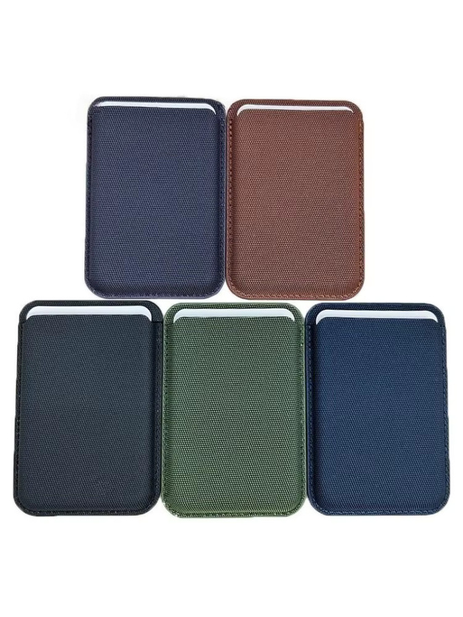 Techwoven Magnetische Kartenhalter Brieftasche aus Leder für iPhone 17 16 15 Pro Max und Samsung S26 Ultra in Grün - Bild 4