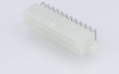 Molex Einbau-Buchsenleiste in Weiß aus Kunststoff - Bild 1