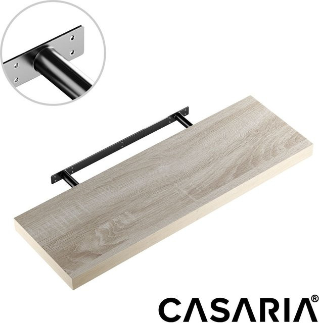 Casaria Wandregal Schweberegal Eiche Matt Breite: 70 cm - Bild 1