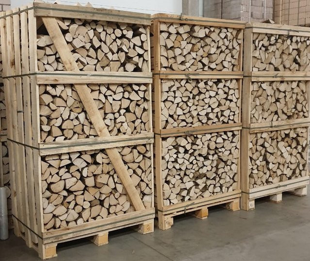 Getrocknetes Buchenholz Kaminholz Brennholz 1 x 1 x 1,8 m (Stückelung: 33 cm) - Bild 1