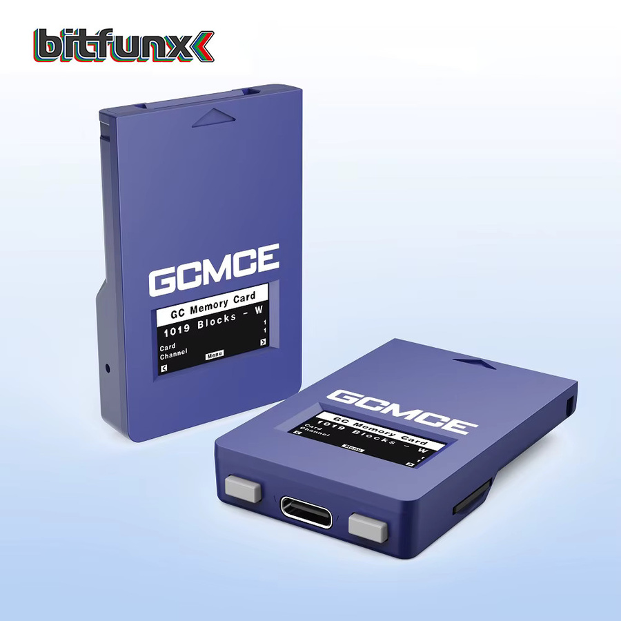 Bitfunx GCMCE FlipperMCE Speicherkartenleser-Adapter für NGC GameCube und Wii RVL-001 in Blau - Bild 5