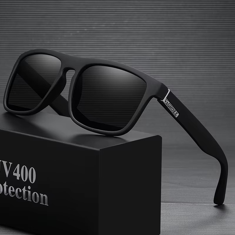 VAGHOZZ Sonnenbrille, quadratisch, Vollrand, Kunststoff, schwarz, Unisex - Bild 2