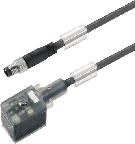 Weidmüller Sensor-Aktor-Steckverbinder konfektioniert 5.00mm Polzahl 3 Schwarz - Bild 1