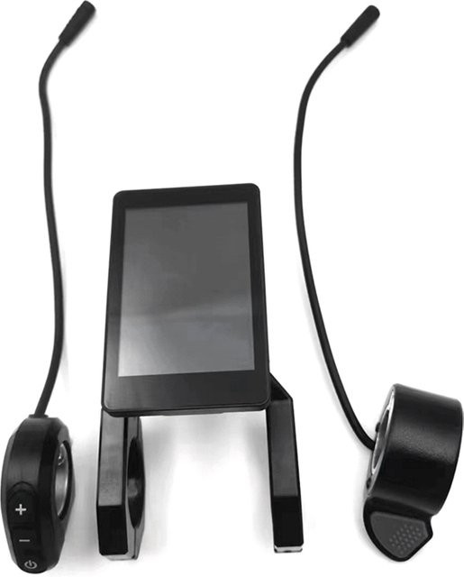 Joyor S Elektroroller Armaturenbrett-Set mit 48V LCD-Display und digitalem Messgerät in Schwarz - Bild 1