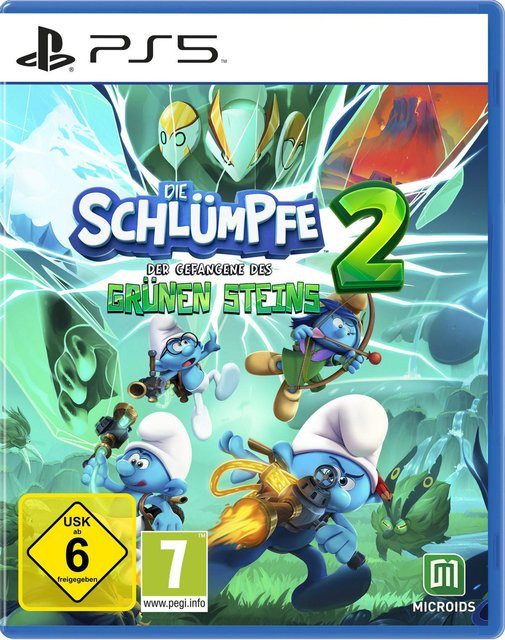Die Schlümpfe 2 - Der Gefangene des Grünen Steins PlayStation 5 Action-Adventure Spiel (USK 6) - Bild 1