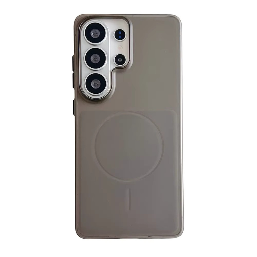 Matte und dünne PC-Hülle mit MagSafe für Samsung S26 Plus, S25, S24 und S23 Ultra in Transparent oder Schwarz - Bild 2
