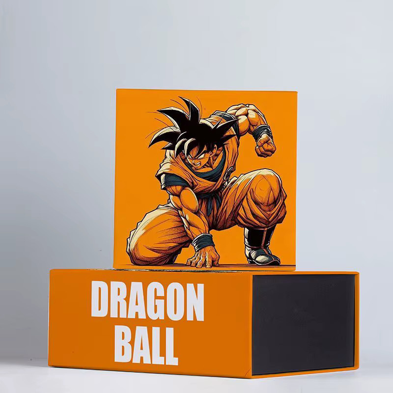 Bandai Dragon Ball Geschenkbox Son Goku Motiv in Orange aus Papier für Geburtstag und Weihnachten - Bild 1