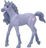 Bayala Schleich Einhorn Fohlen Iris Spielfigur in Lila - Bild 1
