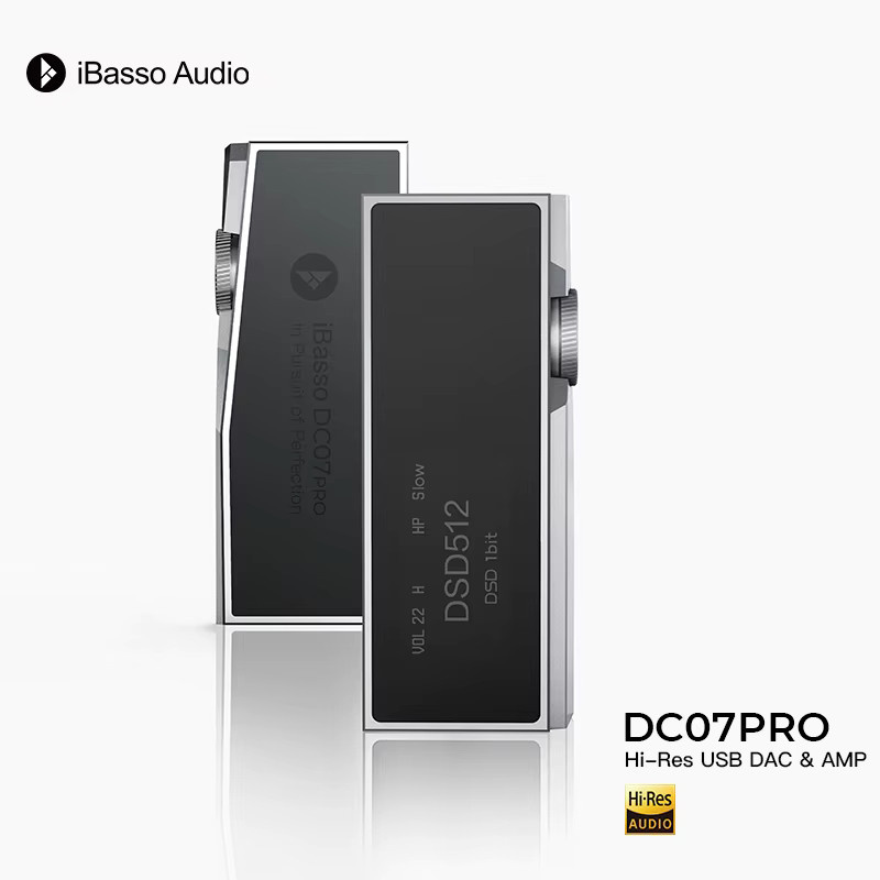 IBasso DC07Pro Tragbarer DAC Decoder und Kopfhörerverstärker mit CS43131 Chipsatz, USB, Schwarz - Bild 2