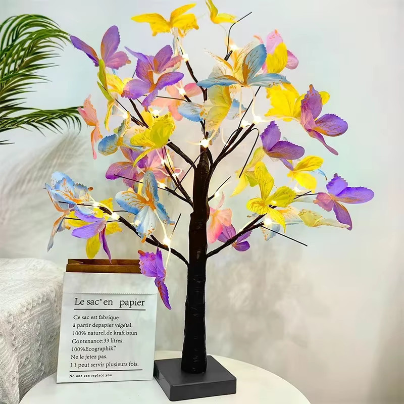 Wiederaufladbares LED-Nachtlicht von lyfs in Multicolour für DIY-Dekoration und Tabletop-Bonsai-Bäume - Bild 2