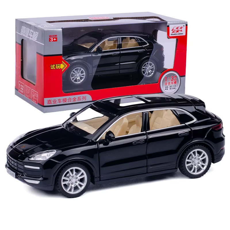 Double Horses Cayenne Turbo S, Modellauto, 1:32, Metall, mit Licht und Sound, ab 3 Jahre - Bild 6