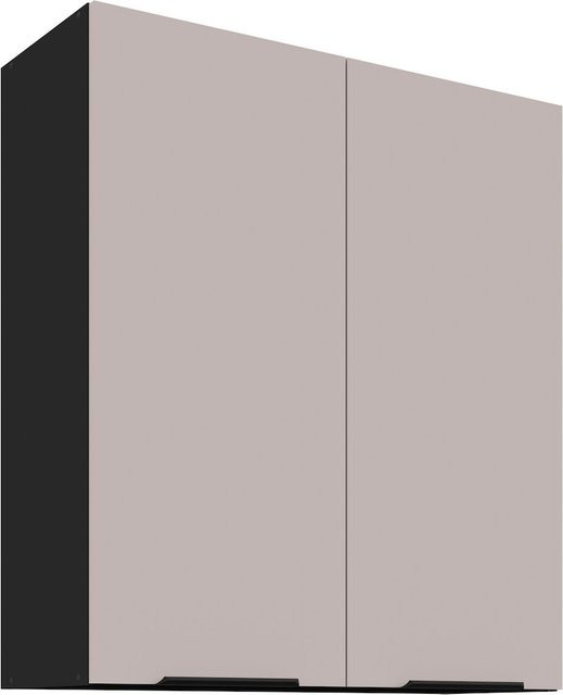 Küchen Hängeschrank ARONA in Kaschmir Beige mit drei Einlegeböden, Wandmontage, Breite: 80 cm - Bild 1