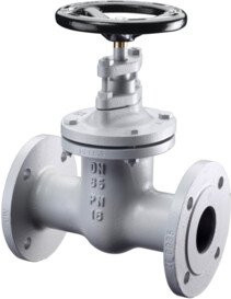 Oventrop Flansch Hygate A DN 65, PN 16, absperrbar, Grauguss, Grau - Bild 1